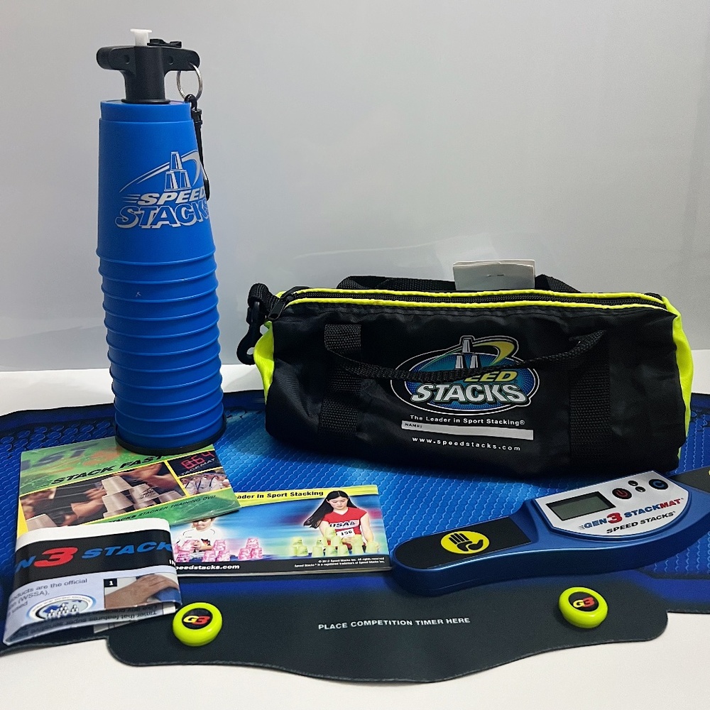 Speed Stacks Stacking Cups Competition Sport Games Kids Blue Green Board Games